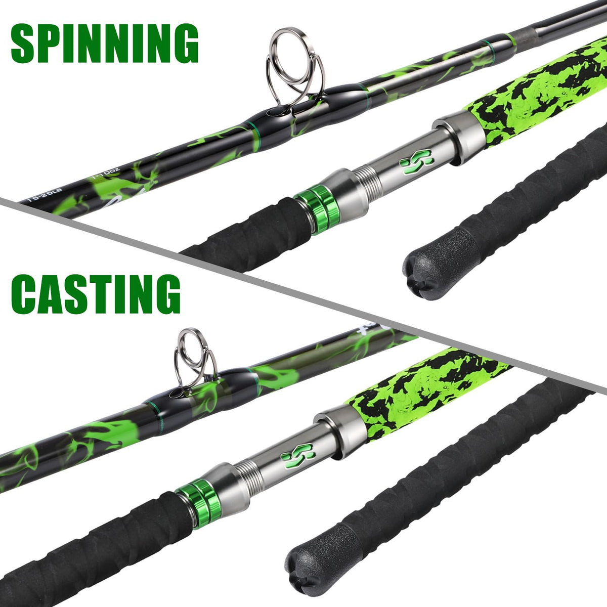Carbon Fishing Rod with Solid Tip N102