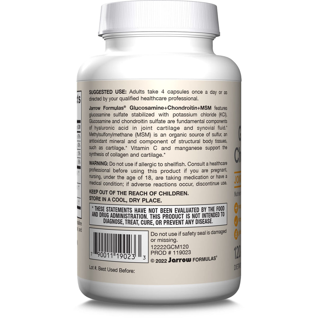 Glucosamine, Chondroitin, and MSM, 120 Capsules R6427