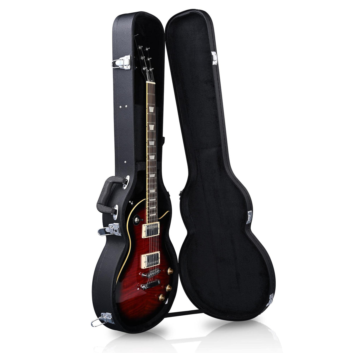 Electric Guitar Case Wooden Hard Shell Case With Lock W1993