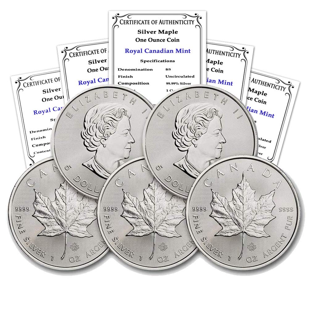 1 oz Canadian Silver Maple Leaf G529029