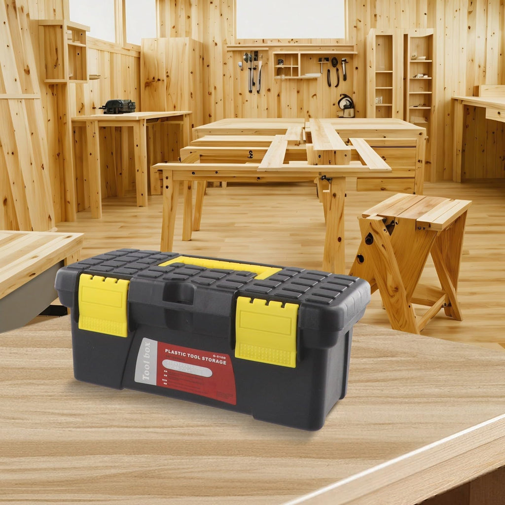 10 Inch Black Plastic Tool Box R710638