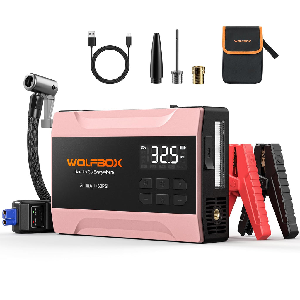 2000A Jump Starter with Air Compressor P472