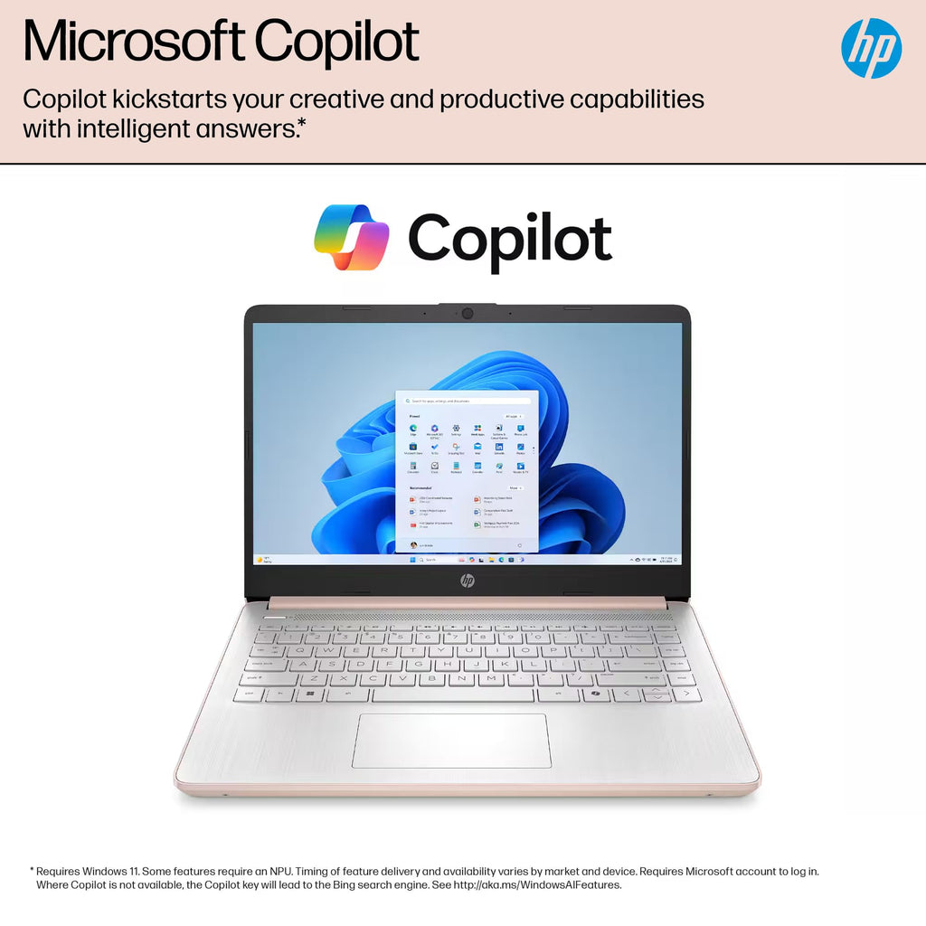 14” Rose Gold Laptop 16GB RAM 628GB Storage B7709