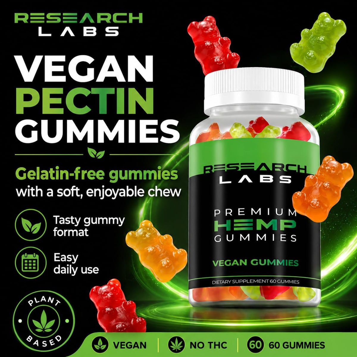 Premium Hemp Gummies 120 Count S272