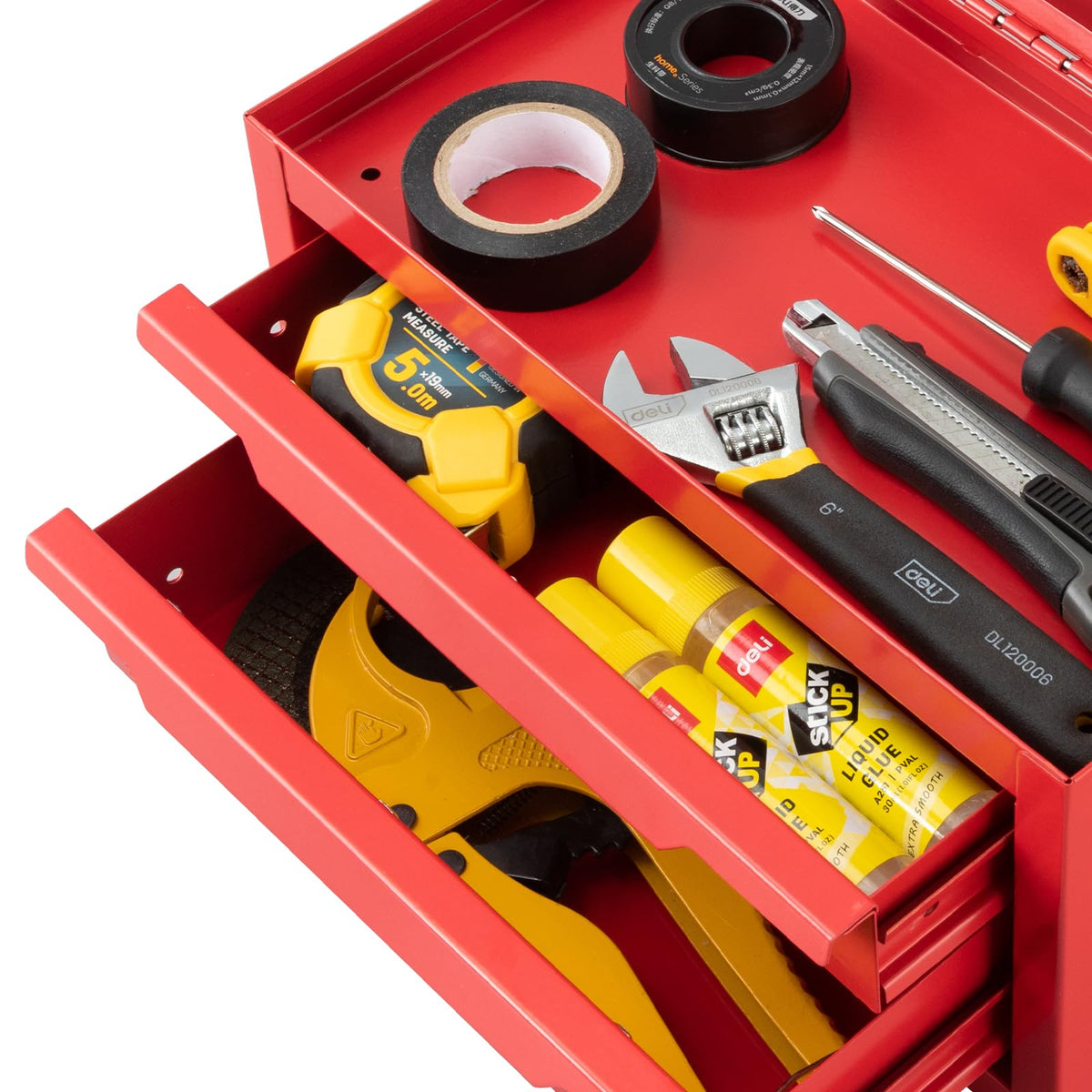 Pink 2 Drawer Metal Mini Tool Box A961224