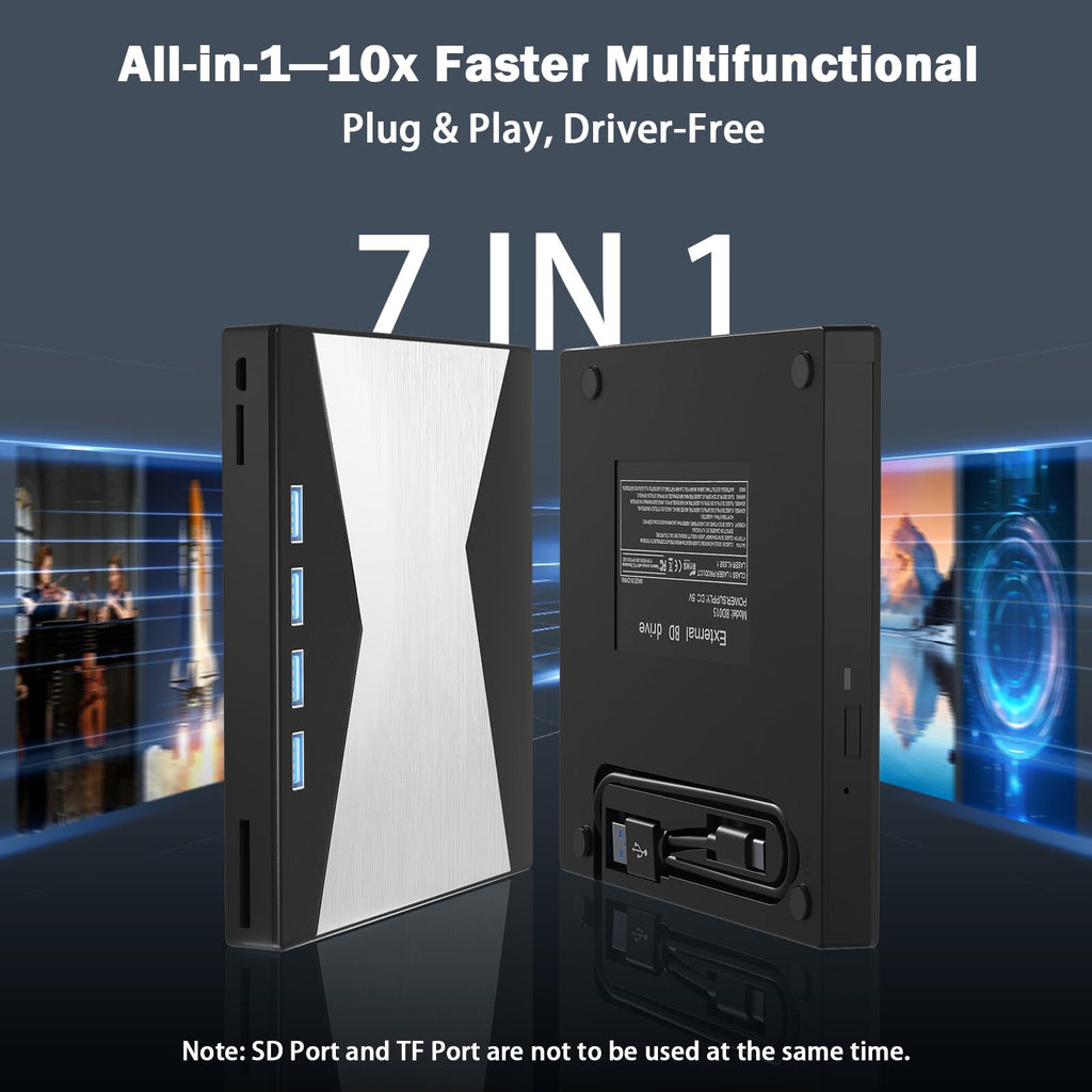 4K External Blu Ray Drive H898