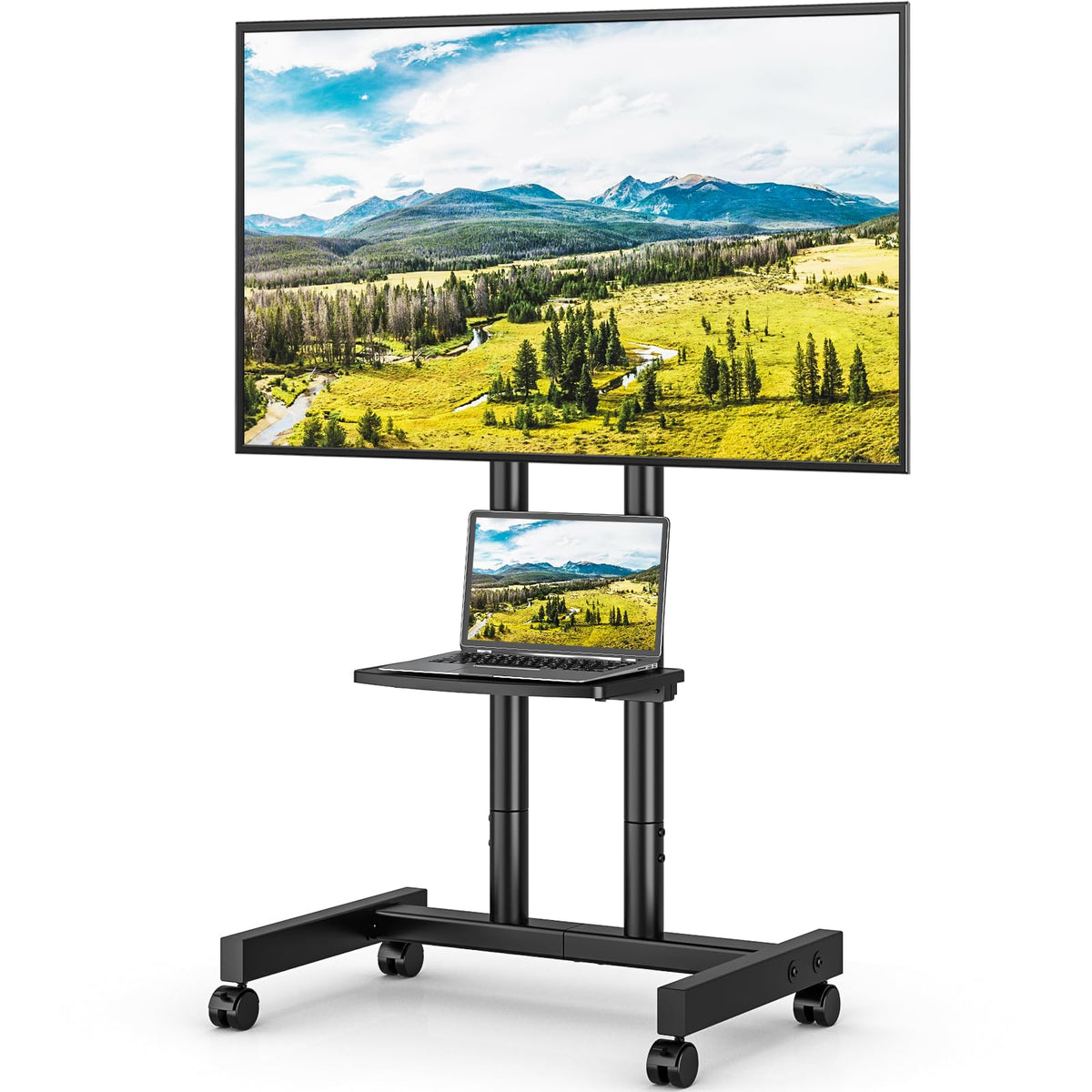 Heavy Duty Rolling TV Stand for 27-80 inch TVs D877