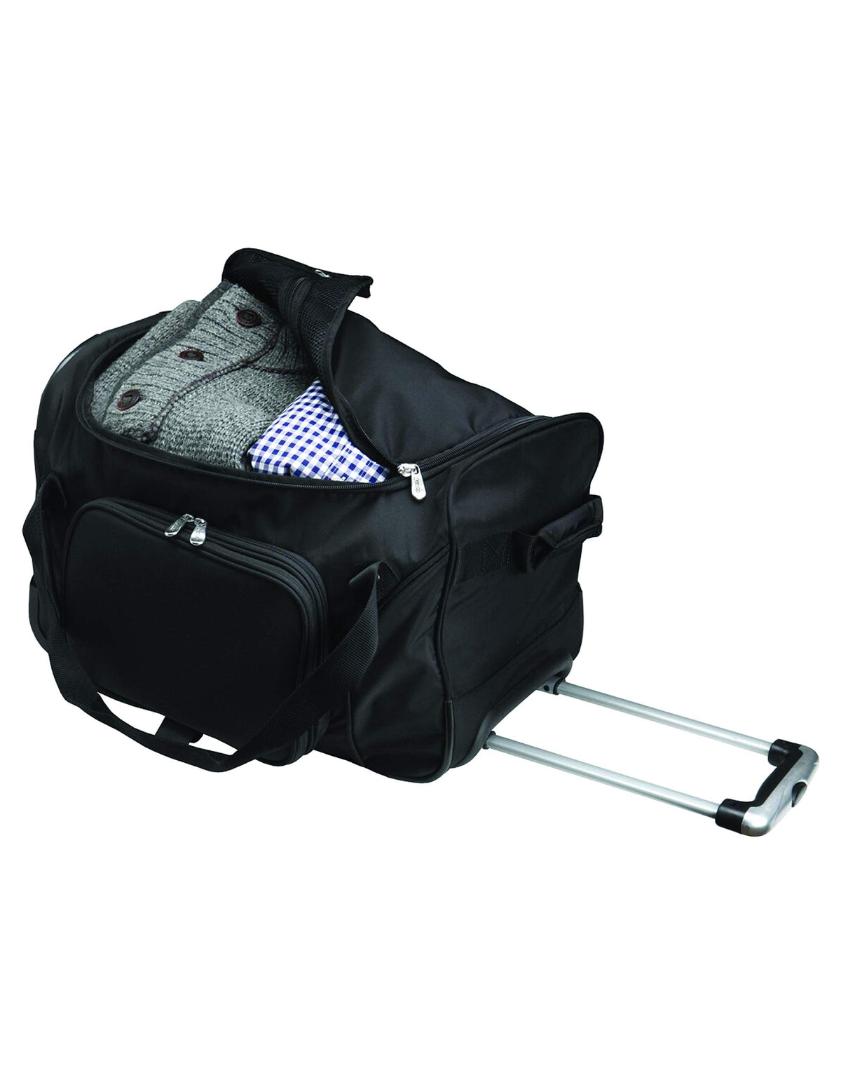 Lightweight 22-inch Wheeled Duffel Bag with Telescopic Handle F161
