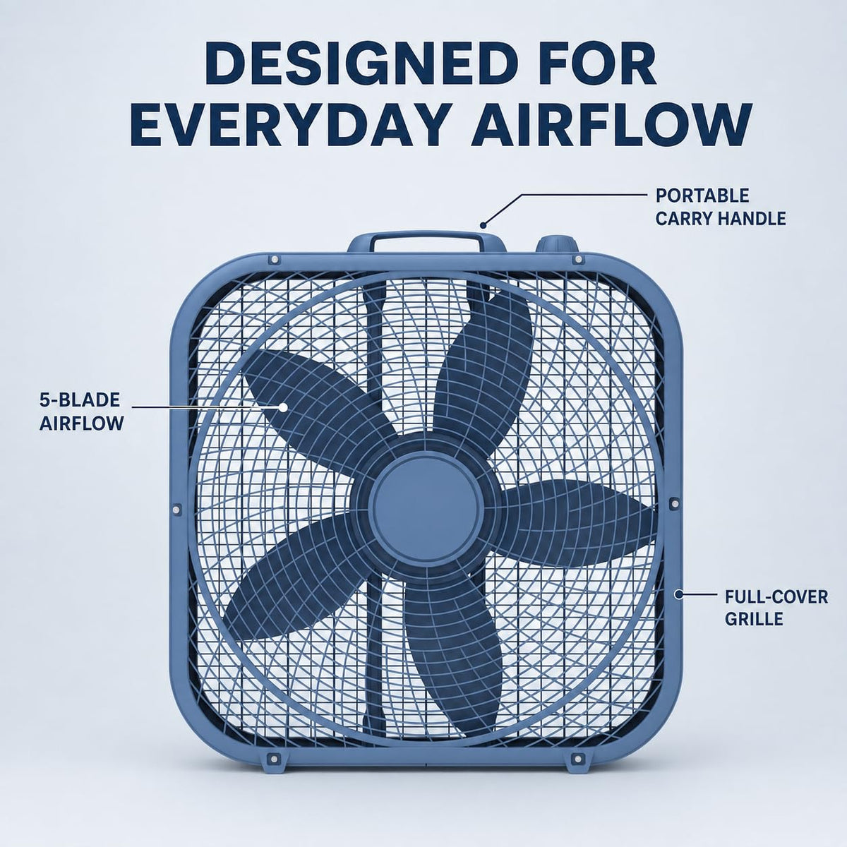 20" 3-Speed Box Fan I55495