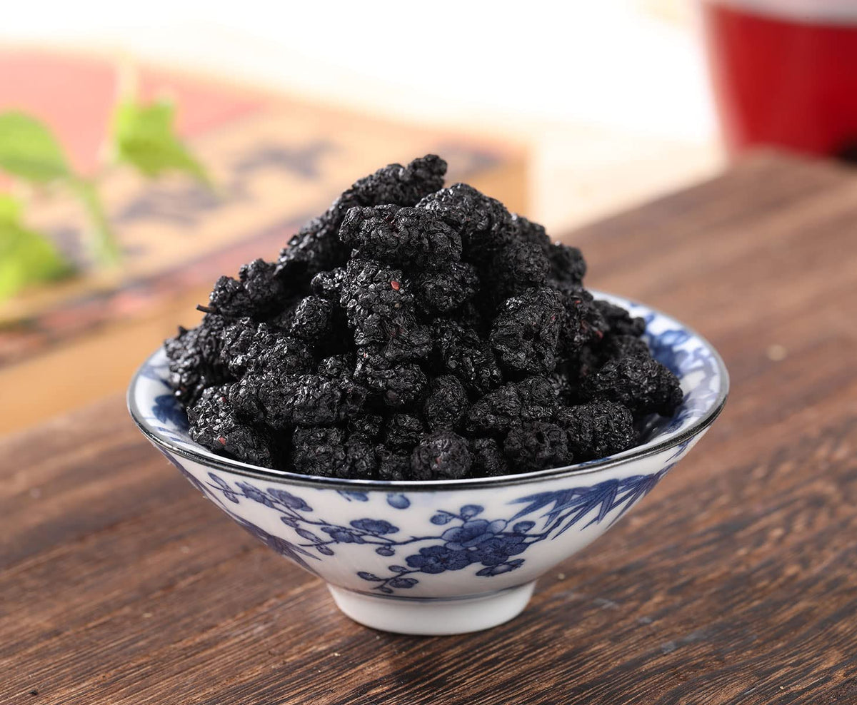 Dried Black Mulberries 9 Oz O3186