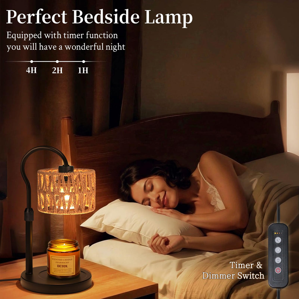 Adjustable Candle Warmer Lamp with 2 Bulbs W307