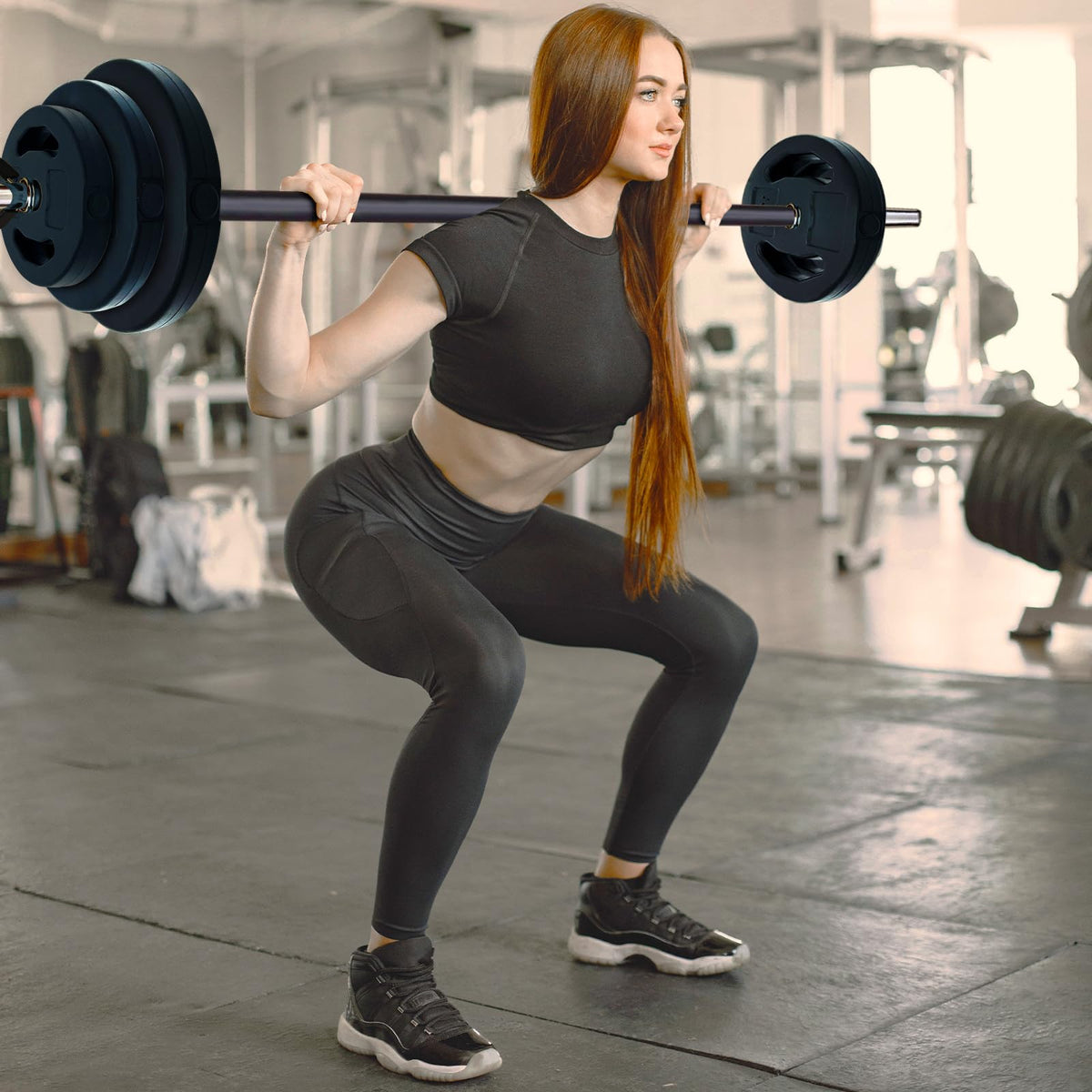 40 LB Adjustable Barbell Weight Set A5499