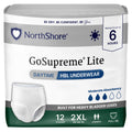 White 2XL Daytime Underwear 12 Count C5287