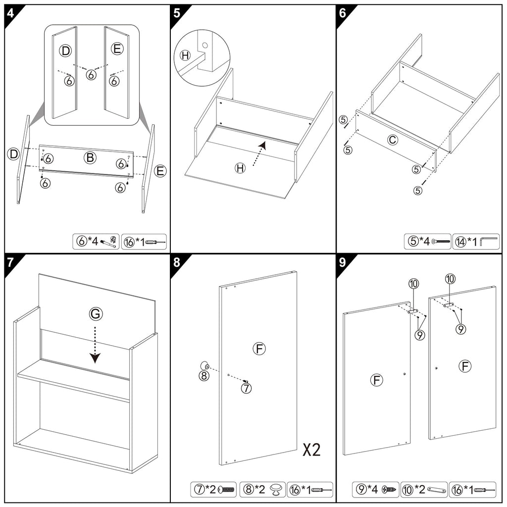 White 2-Door Over The Toilet Storage Cabinet C973
