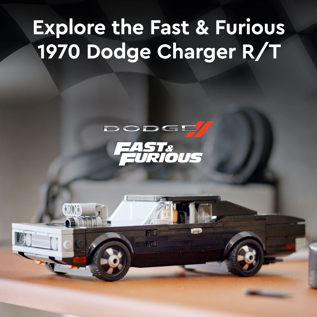 1970 Dodge Charger R/T Toy Car Model Kit H268875
