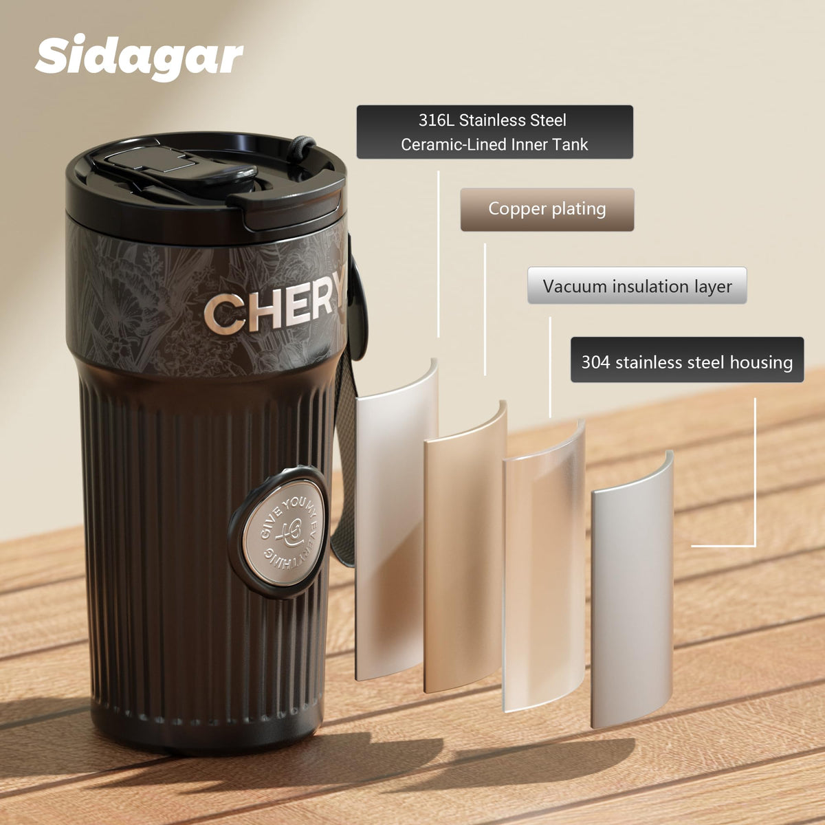 20 oz Stainless Steel Vacuum Insulated Tumbler Z6292