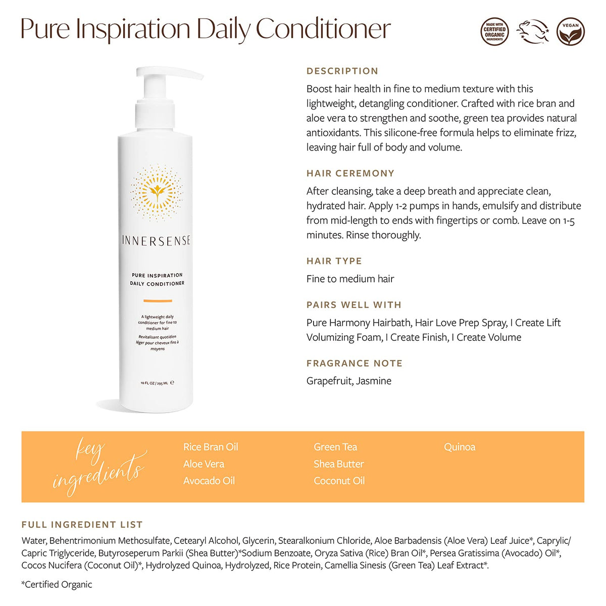 10 oz Hairbath + Daily Conditioner I791