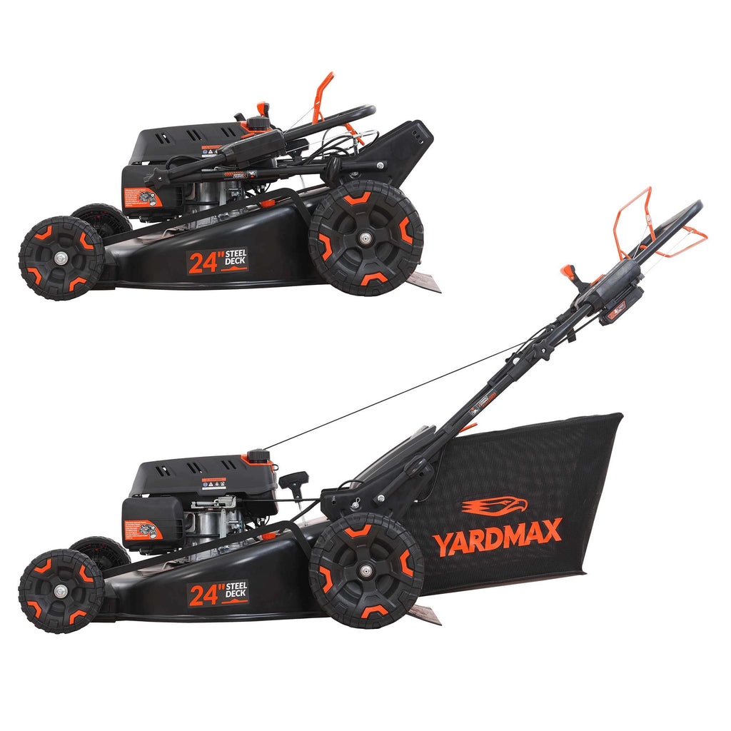 24 in. 201cc Gas Self Propelled Lawn Mower S651422