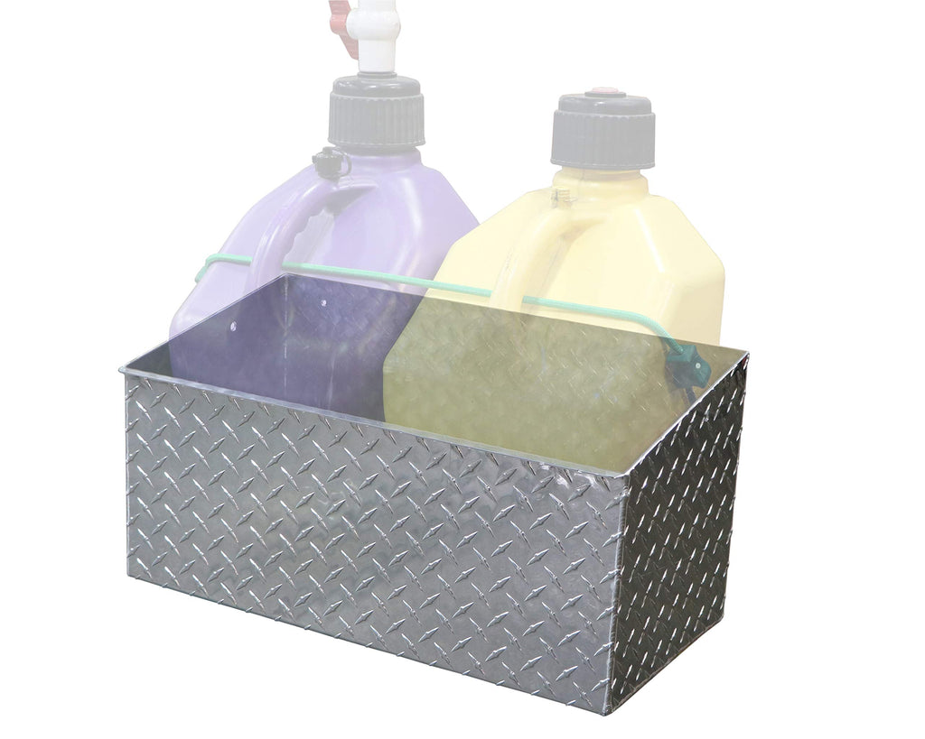 Heavy Duty Dual Gas Can Holder with Base for 5 Gallon Jugs X22001