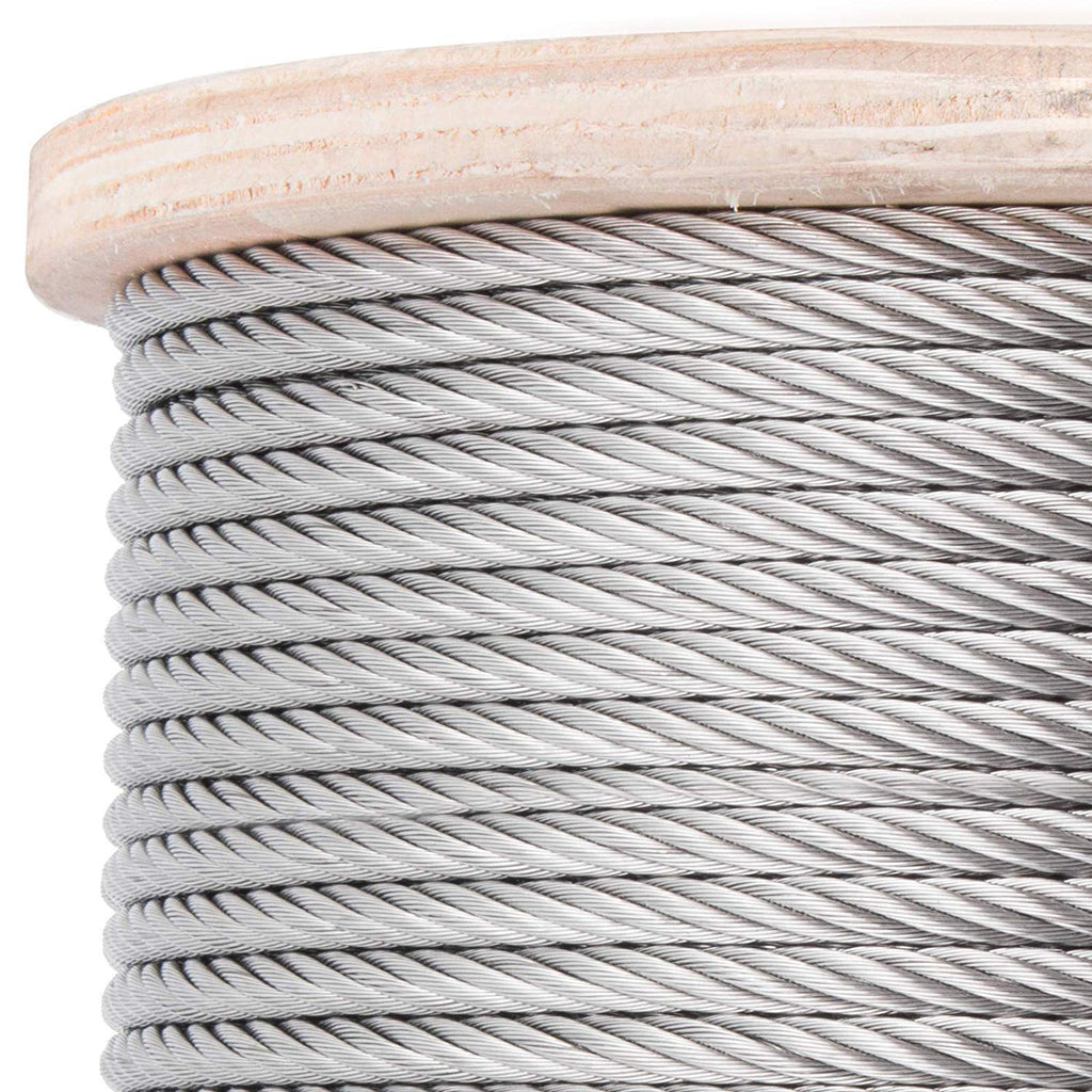 1/8" T316 Stainless Steel Cable 1x19 Wire Rope S257