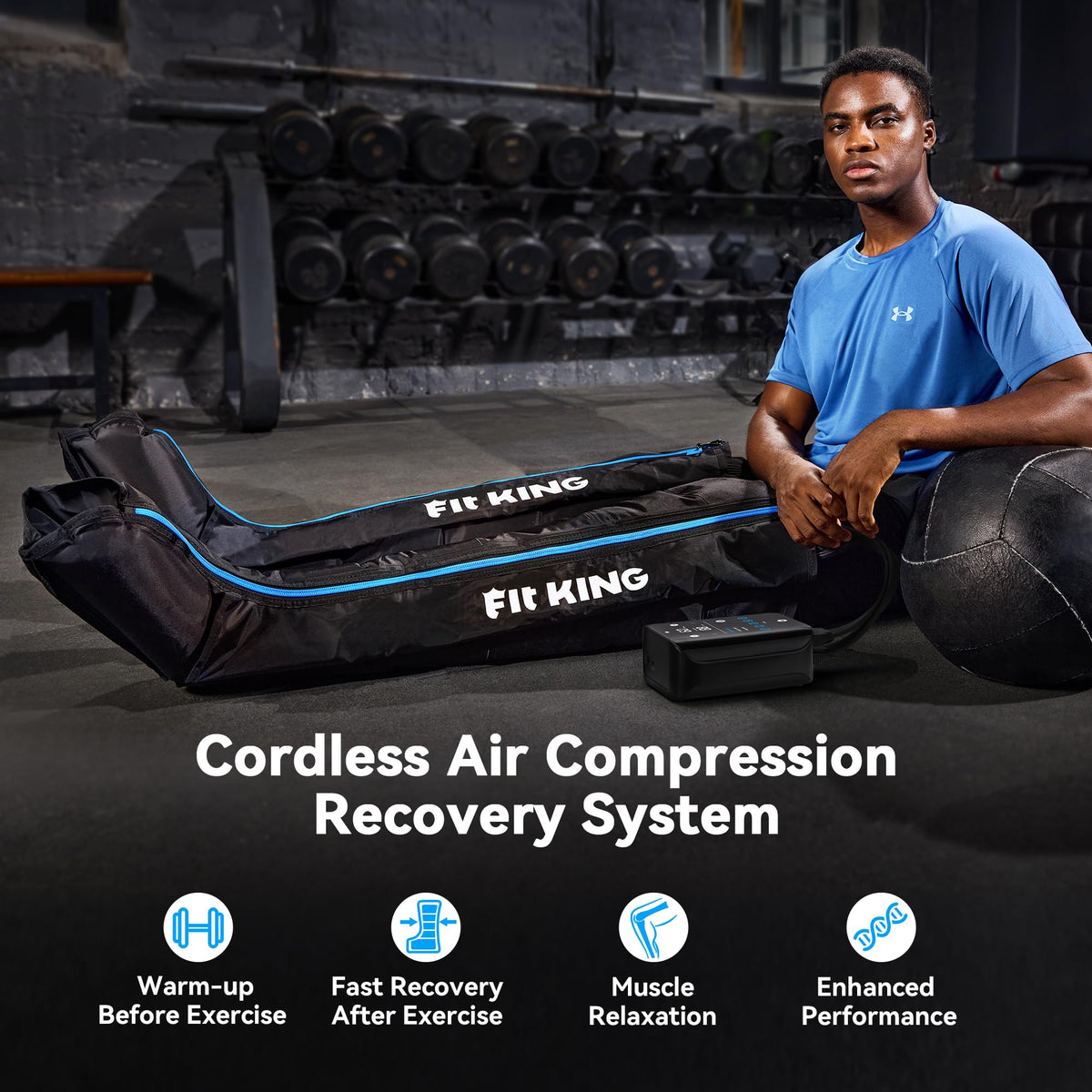 Cordless 5-Zone Leg Massager R799563