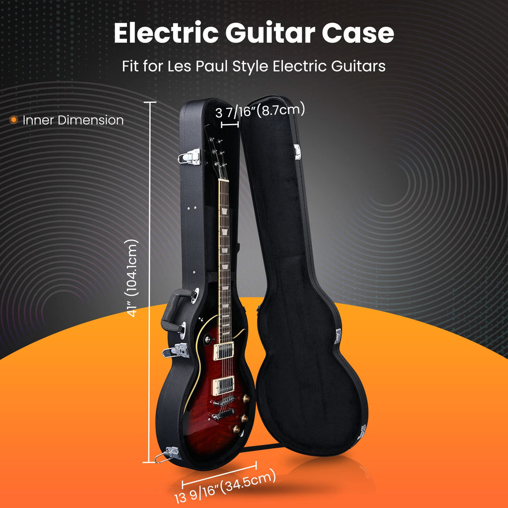 Electric Guitar Case Wooden Hard Shell Case With Lock W1993