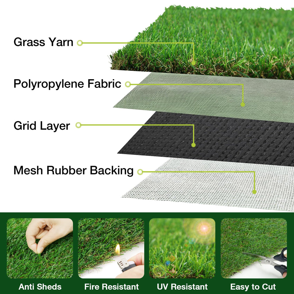 Large Artificial Grass 4 FT x 6 FT E92676