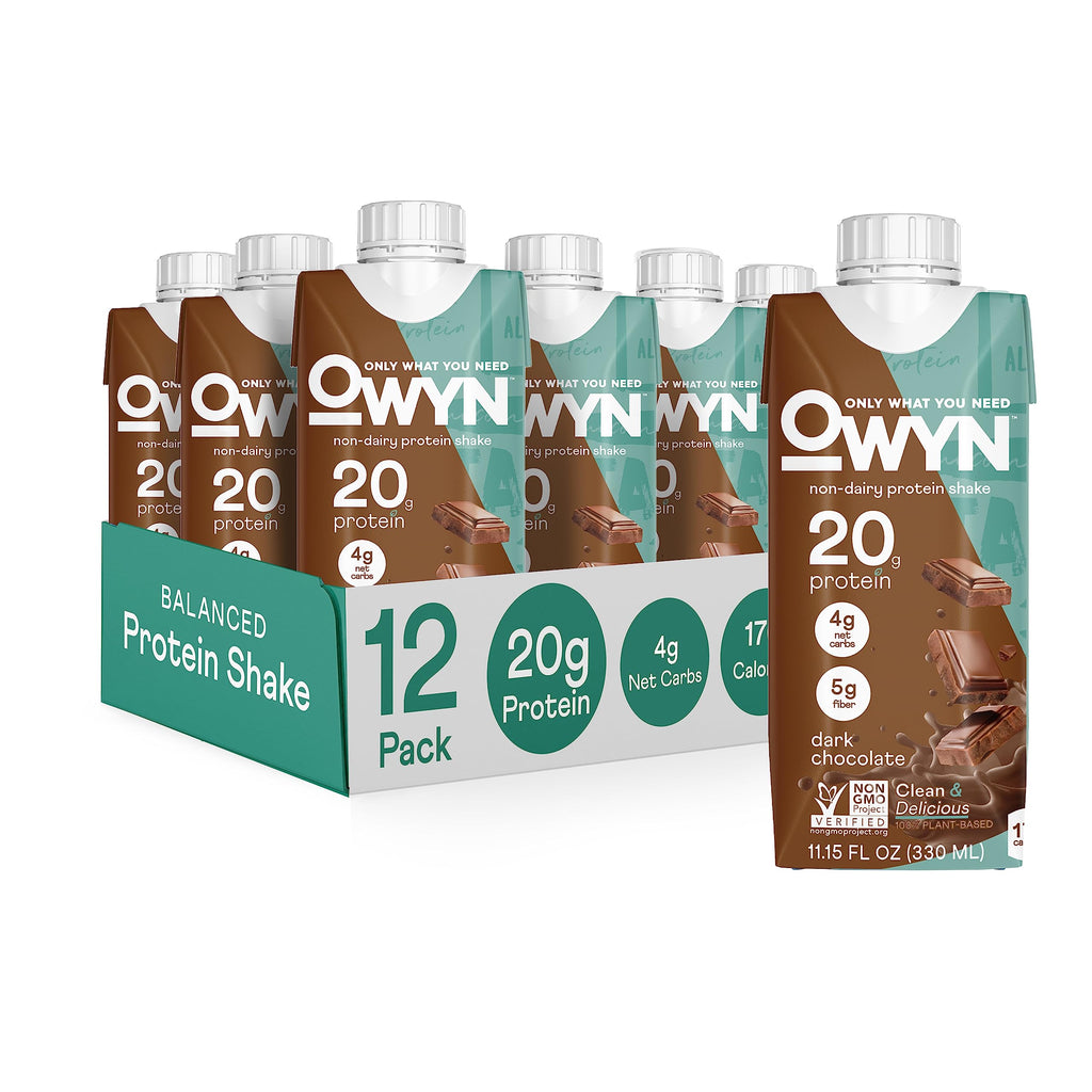 20g Vegan Protein Shake with Prebiotics, 12 Pack U742805