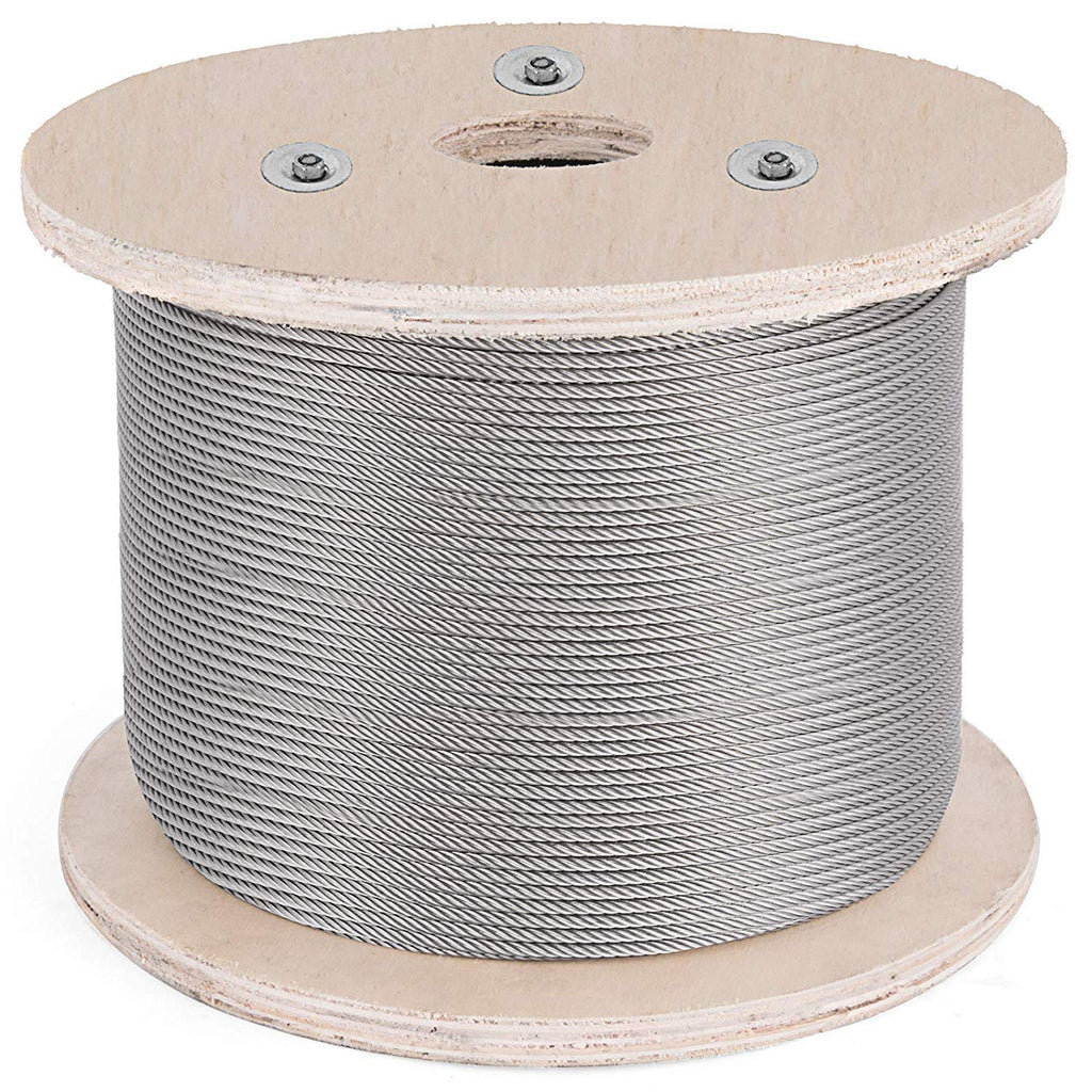 1/8" T316 Stainless Steel Cable 1x19 Wire Rope S257