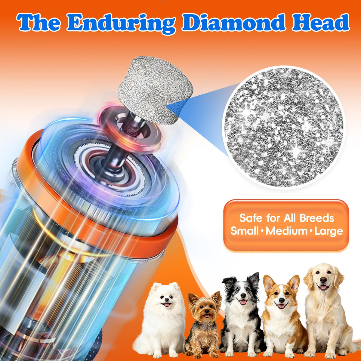 Dog Nail Grinder with LED Light R745361