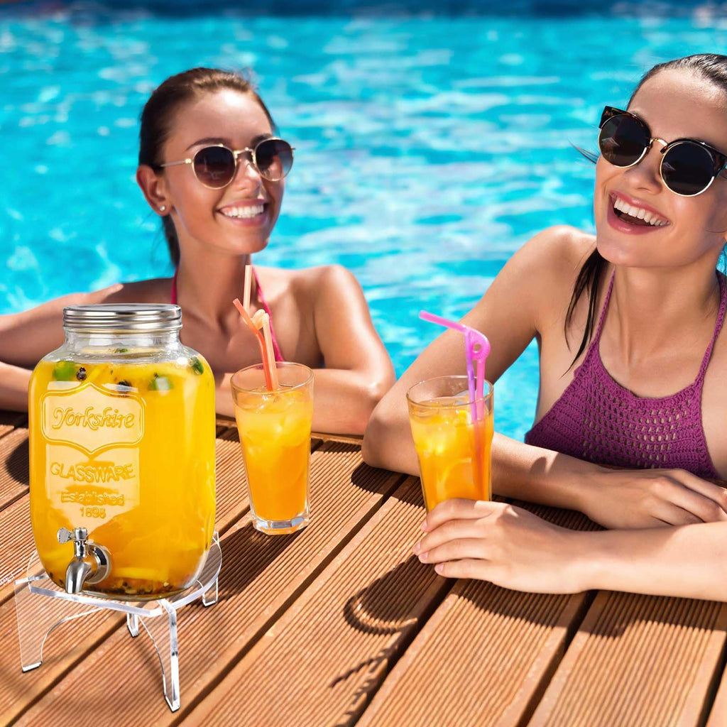 Acrylic Beverage Dispenser Stand W680