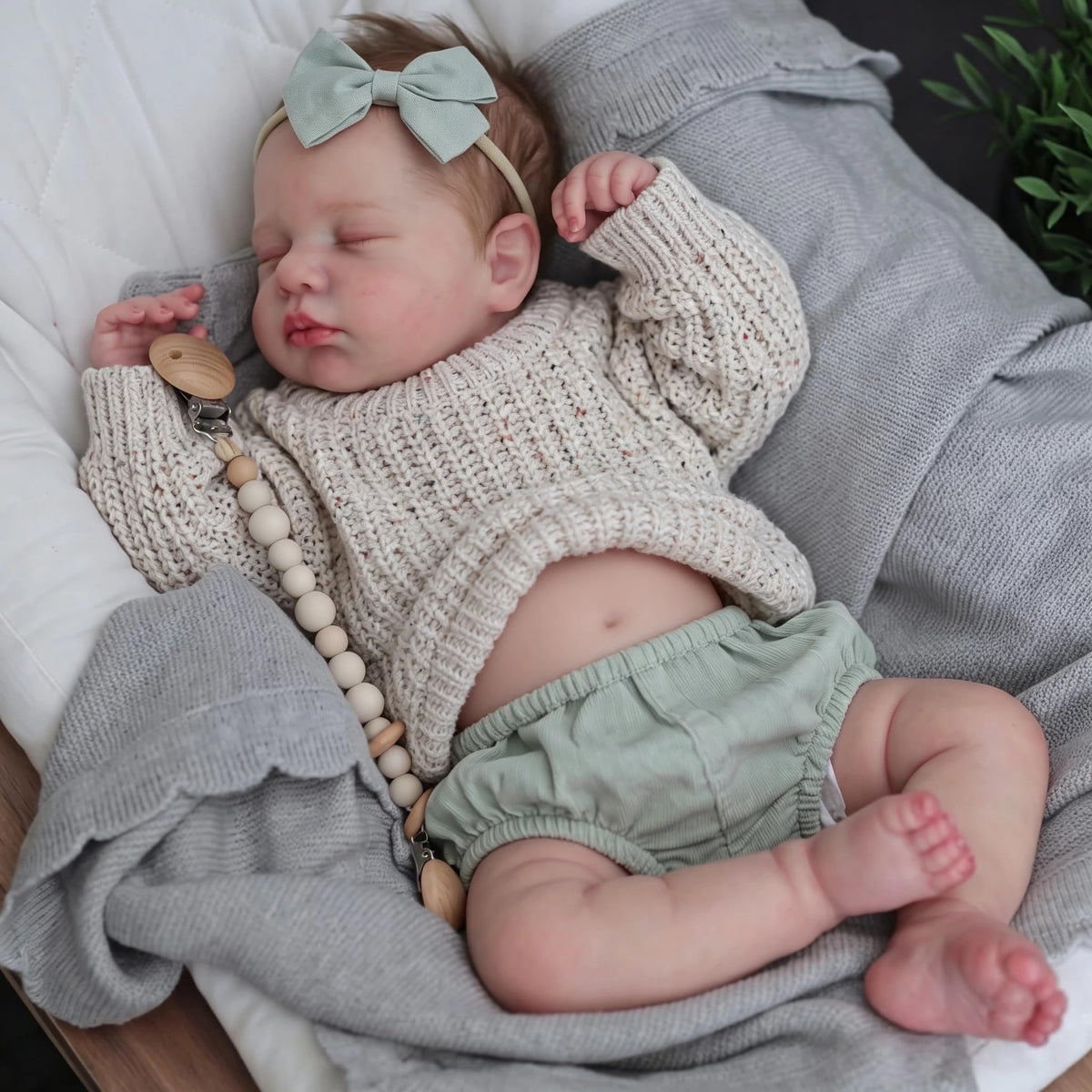 20 Inch Full Vinyl Realistic Reborn Baby Doll V77573