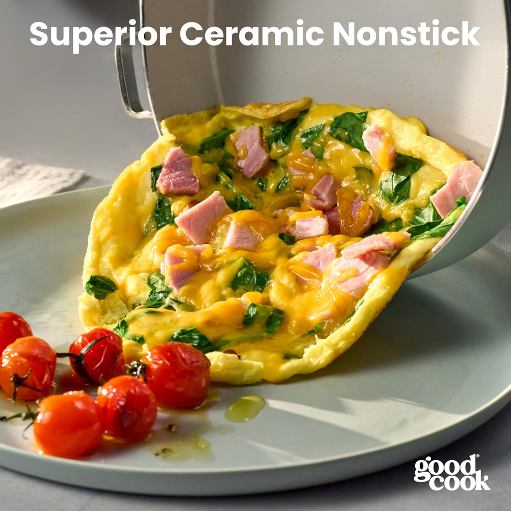 7 Piece Ceramic Nonstick Cookware Set W7898