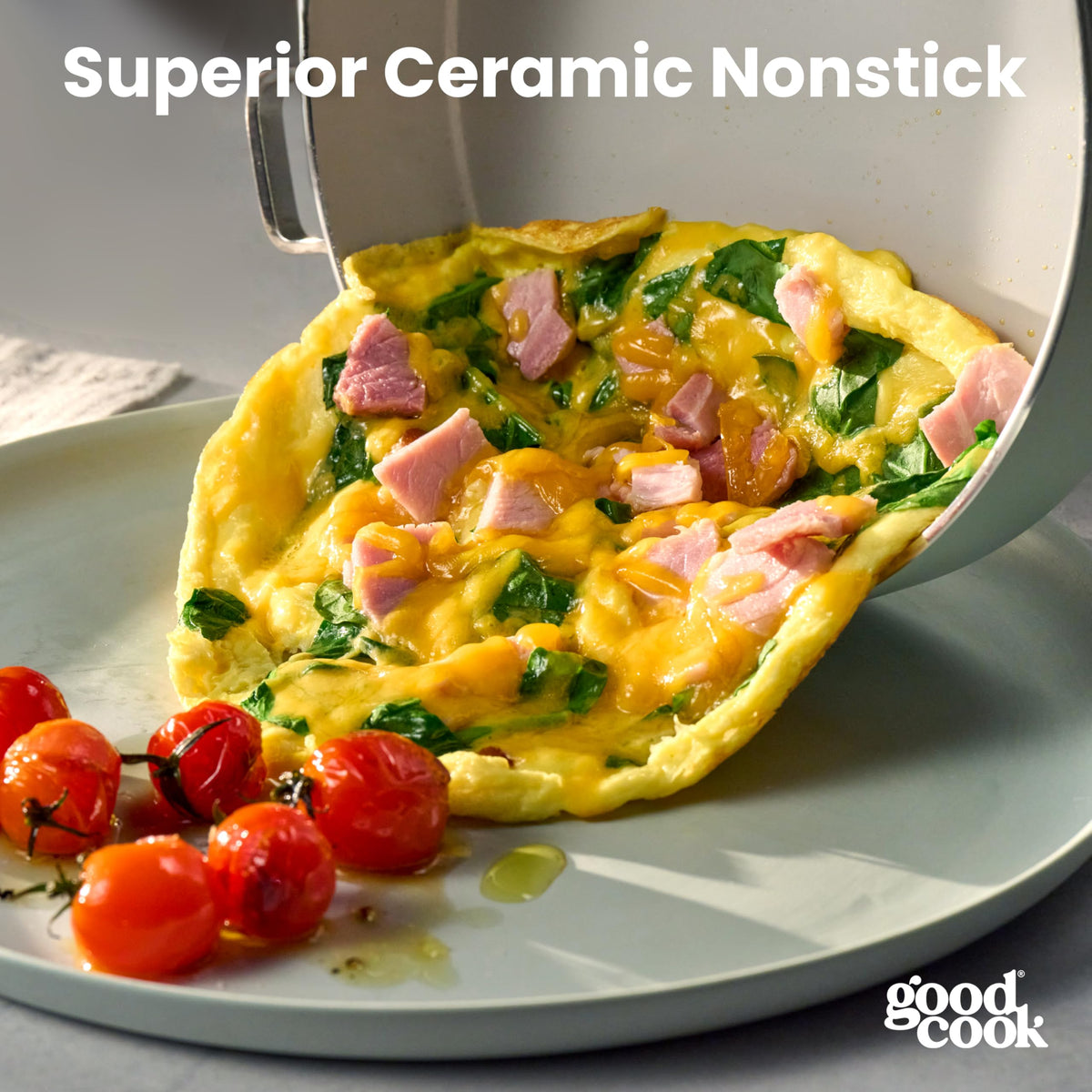 7 Piece Ceramic Nonstick Cookware Set W7898