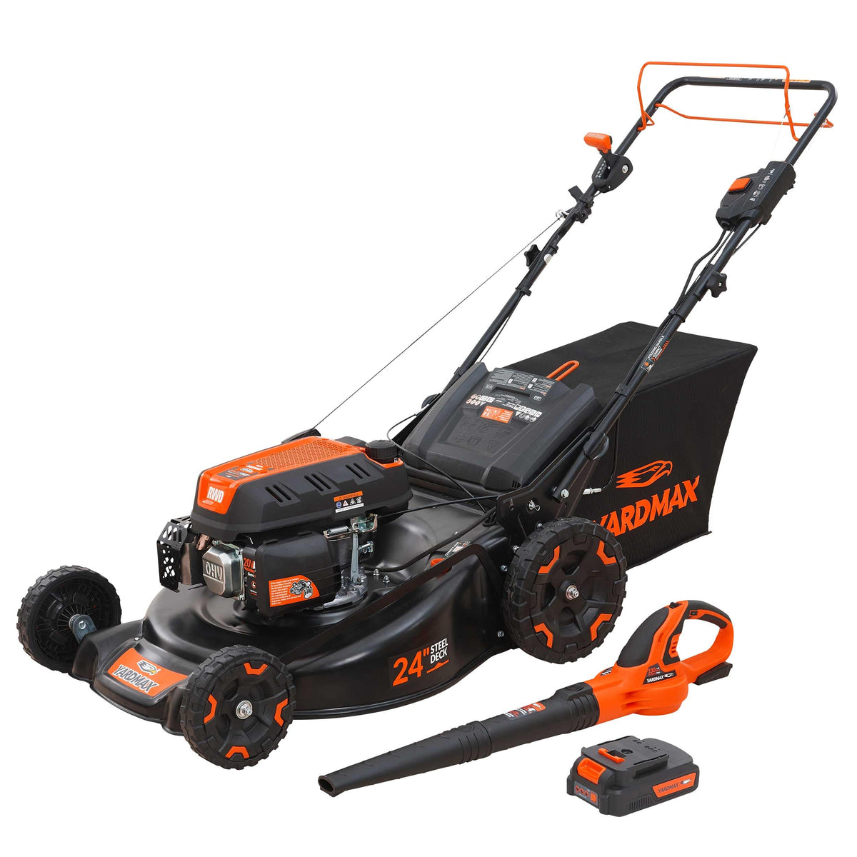 24 in. 201cc Gas Self Propelled Lawn Mower S651422