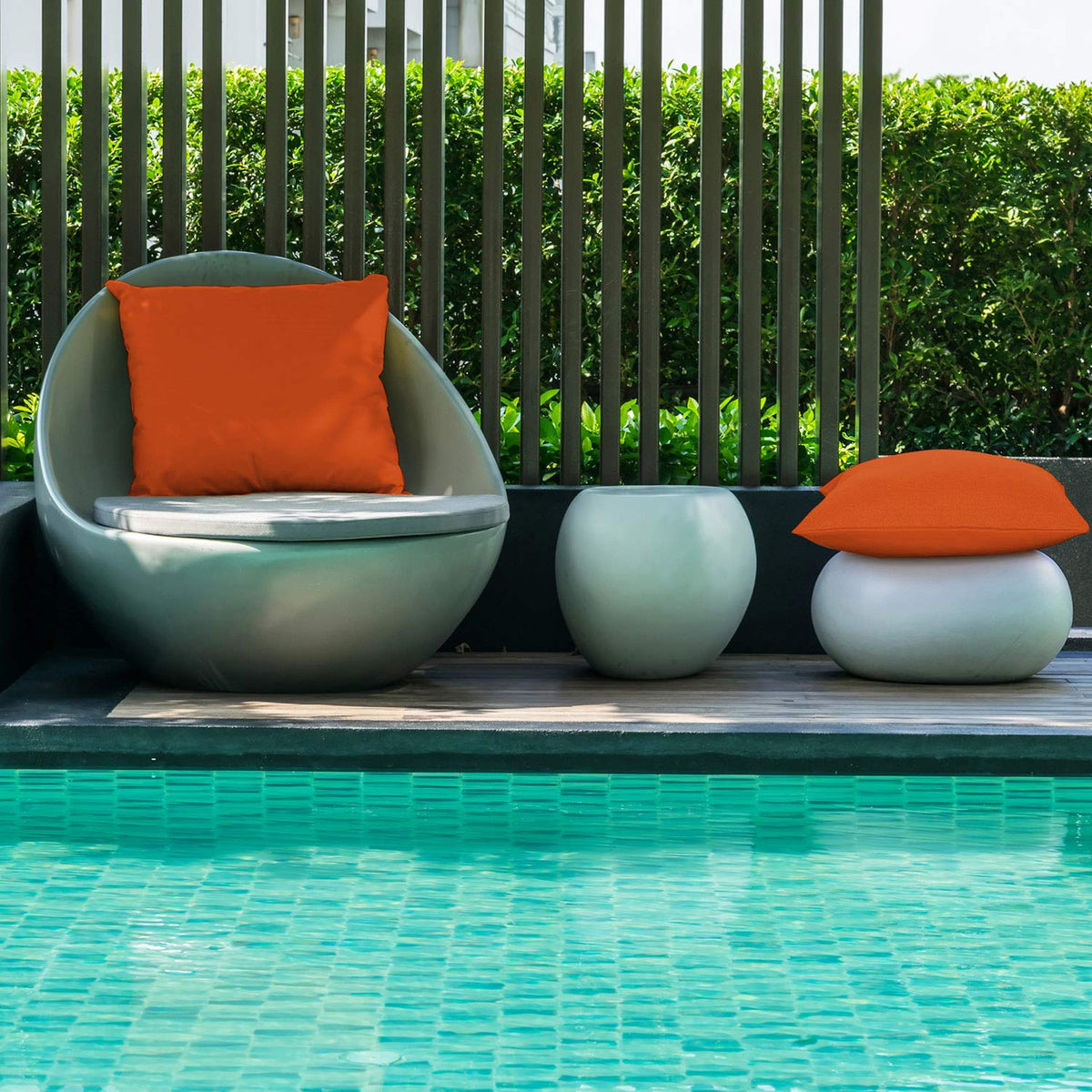 4 Pack Outdoor Throw Pillow Covers 18x18 R992