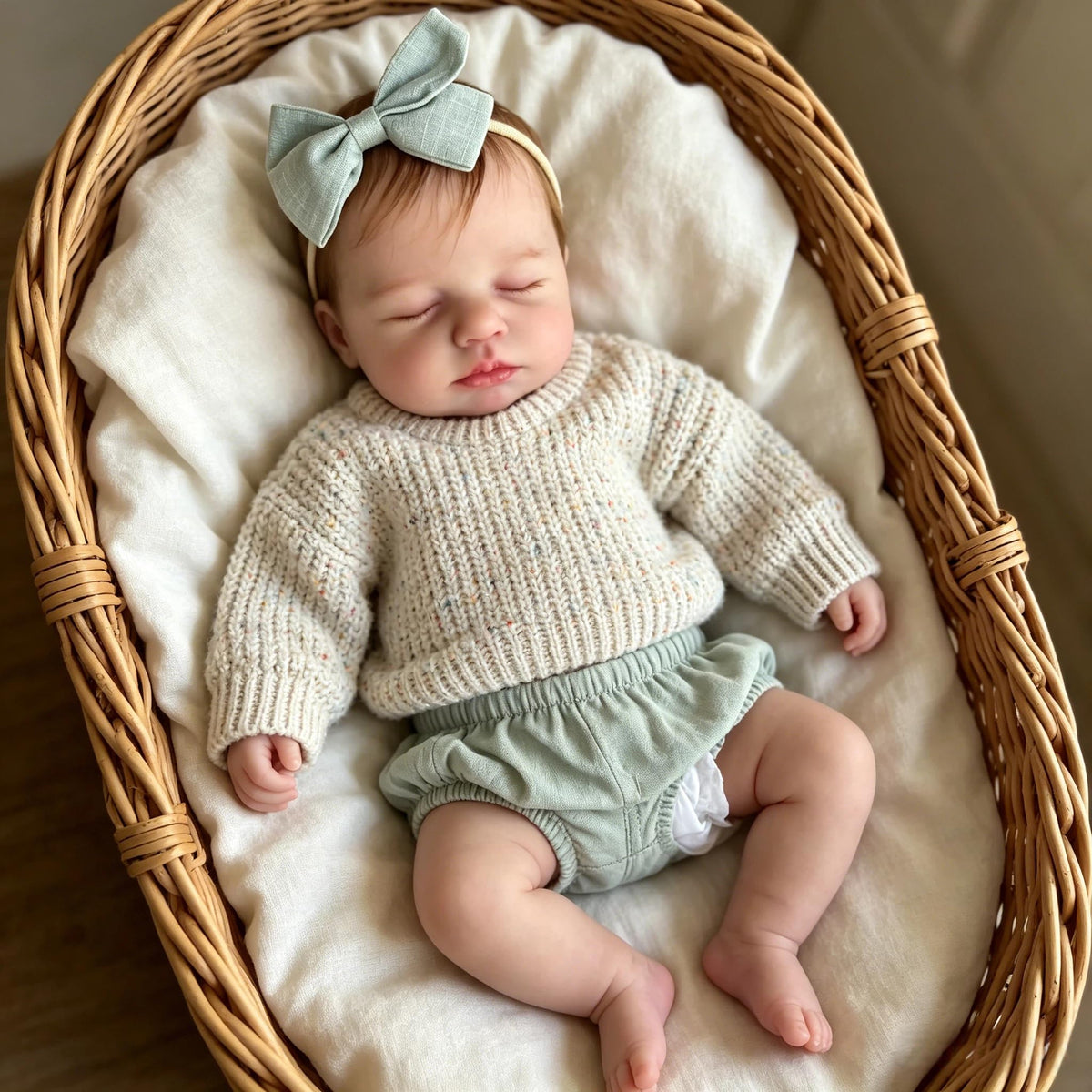 20 Inch Full Vinyl Realistic Reborn Baby Doll V77573