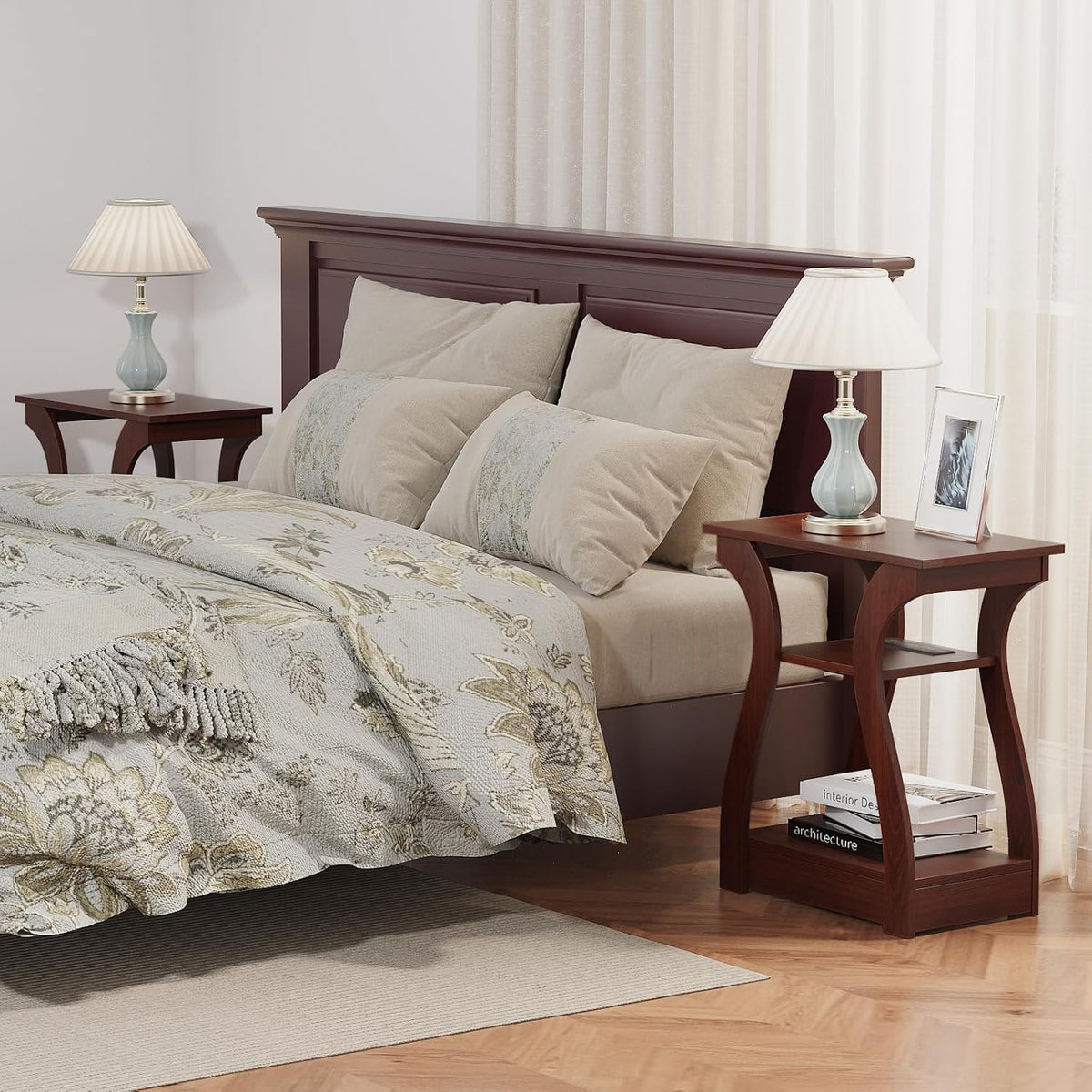3 Tier End Table with Charging Station R646