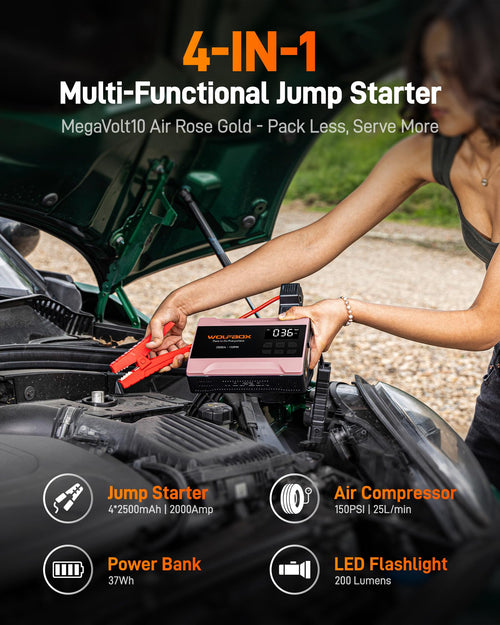 2000A Jump Starter with Air Compressor P472