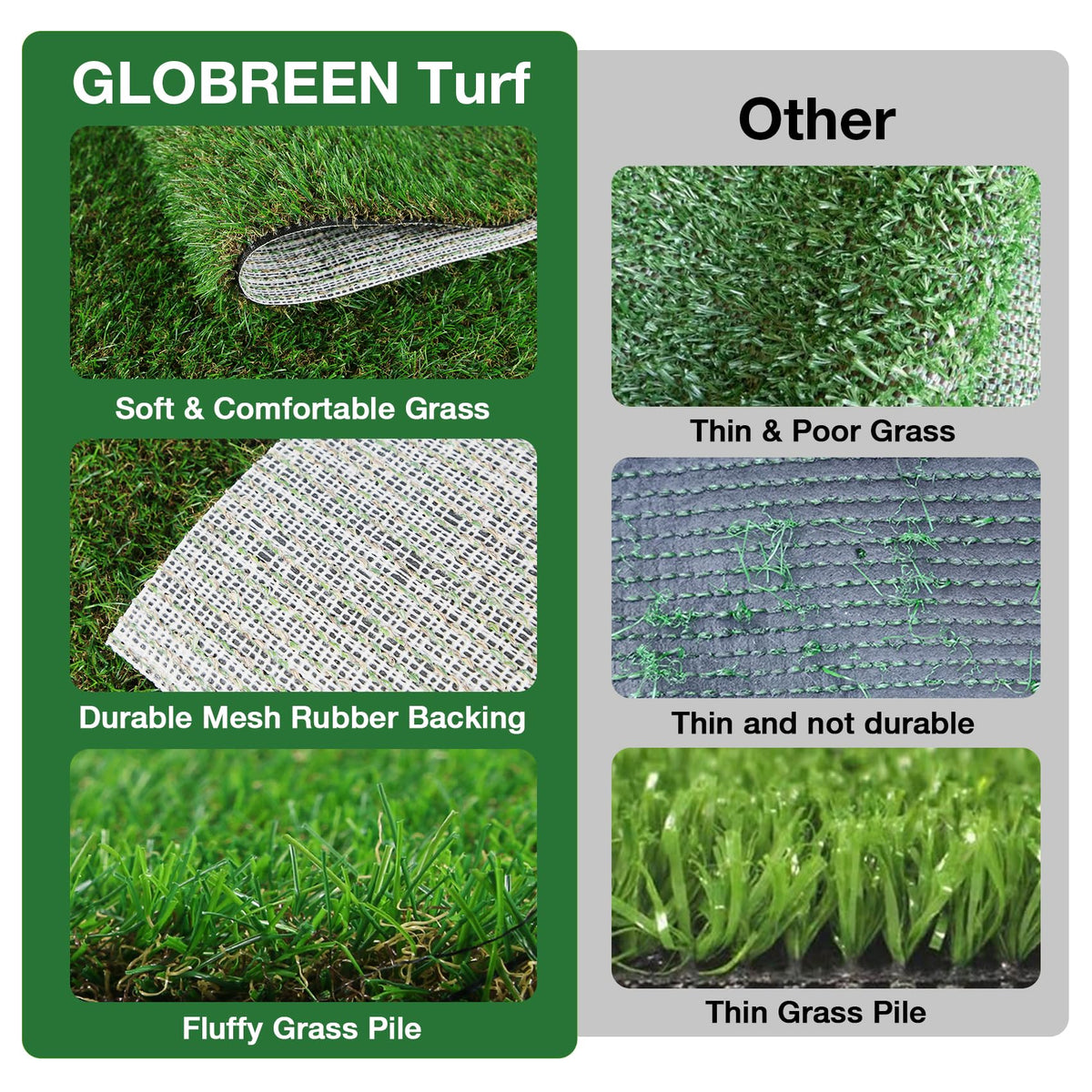 Large Artificial Grass 4 FT x 6 FT E92676