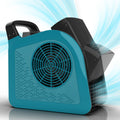 Blue 355CFM 3 Speed Air Mover Blower Fan with 2 Outlets T75375