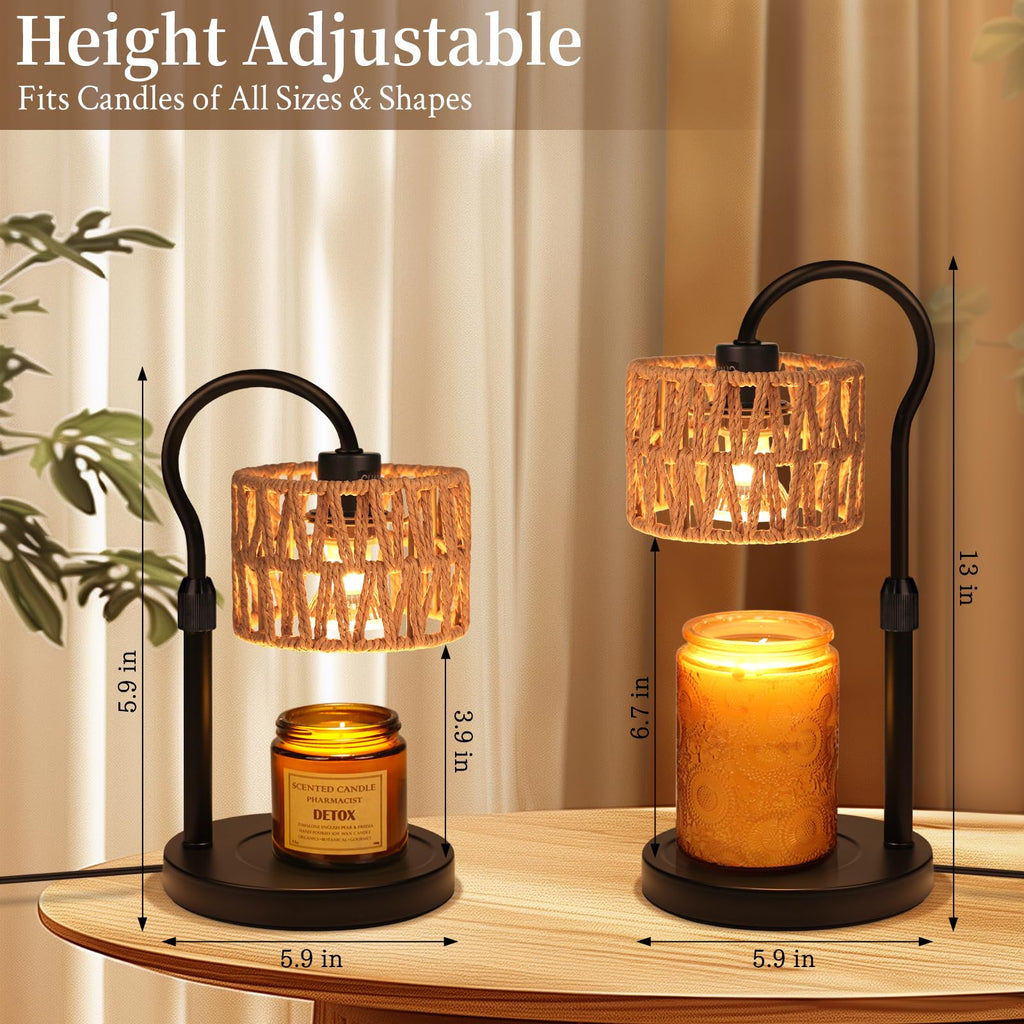 Adjustable Candle Warmer Lamp with 2 Bulbs W307