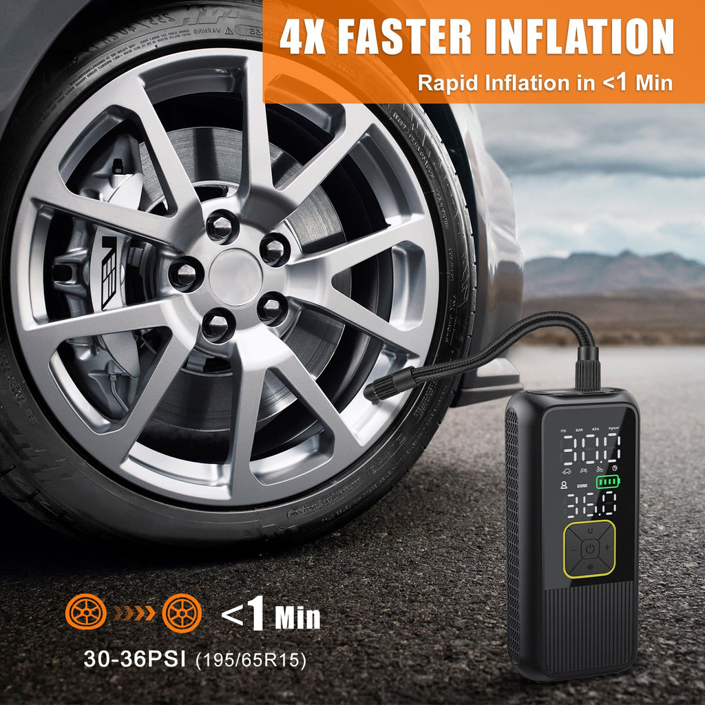 Portable Air Compressor 150PSI Tire Inflator Q821395