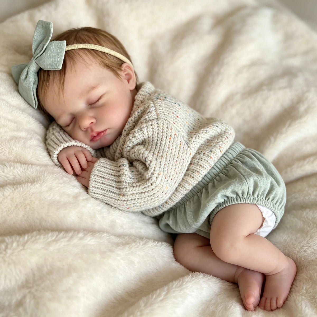 20 Inch Full Vinyl Realistic Reborn Baby Doll V77573