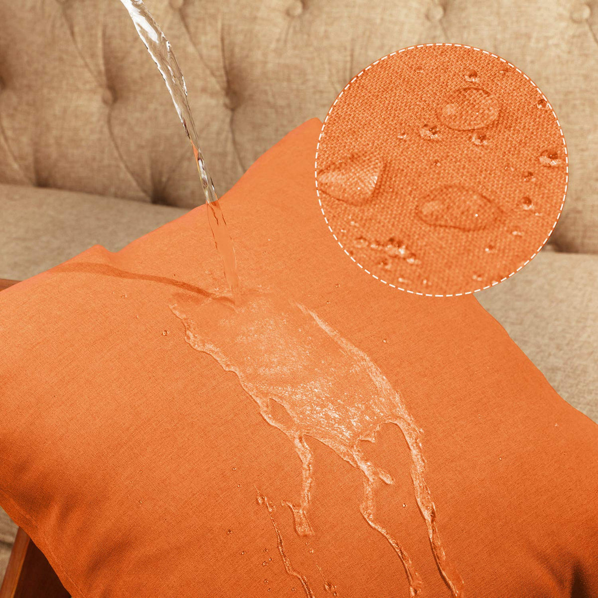 4 Pack Outdoor Throw Pillow Covers 18x18 R992
