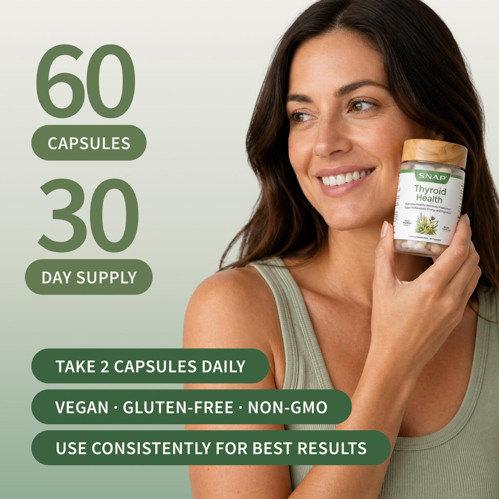 60 Capsules Thyroid Health Supplement O44207