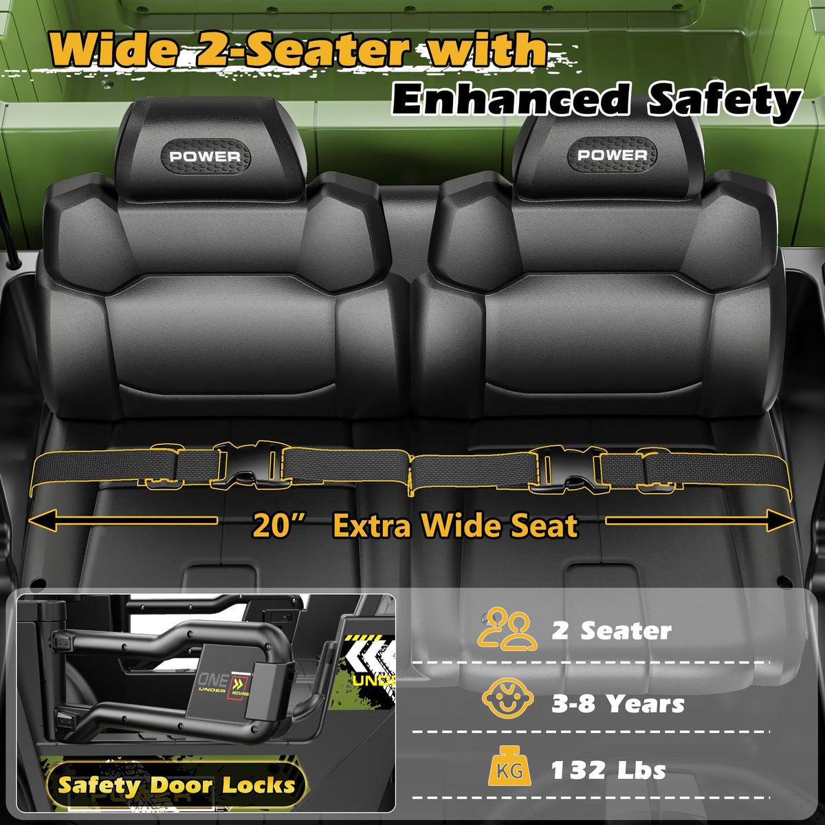 24V 2 Seater Ride On Dump Truck X9097