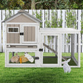 48" L 2-Story Rabbit Hutch with Ramp P614