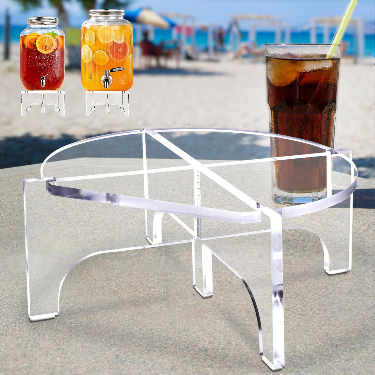 Acrylic Beverage Dispenser Stand W680
