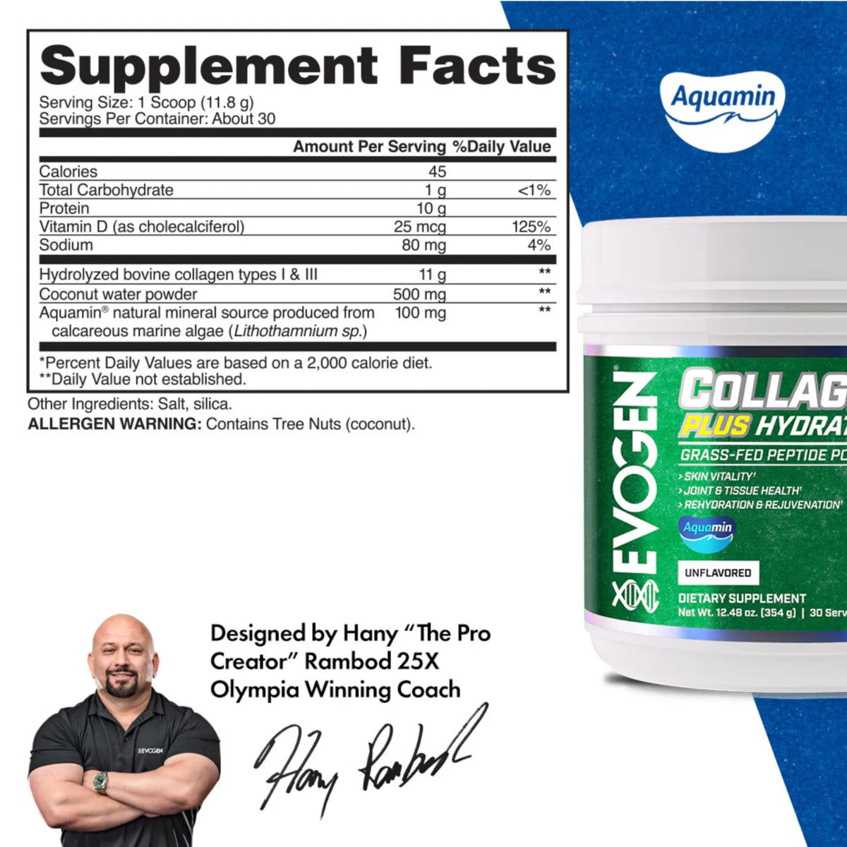Collagen Peptide Powder Unflavored 30 Servings H783665